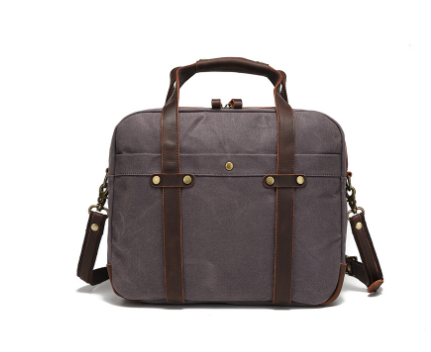 Canvas Laptop Schoudertas | ASHVILLE