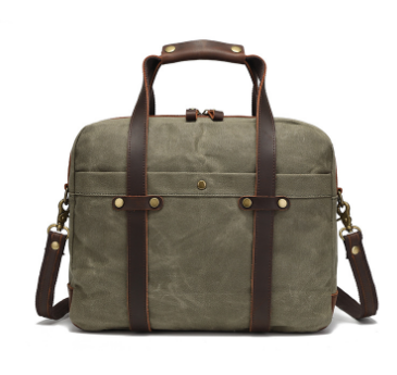Canvas Laptop Schoudertas | ASHVILLE