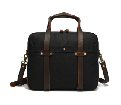 Canvas Laptop Schoudertas | ASHVILLE