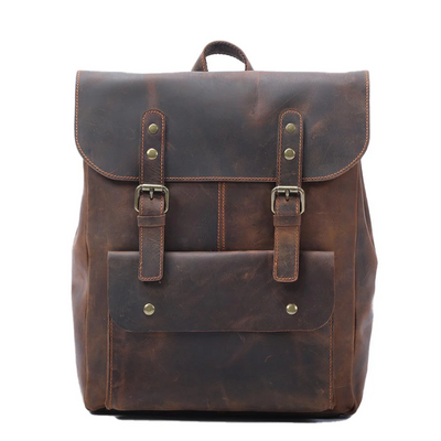 Vintage Leren Rugzak | TROSA