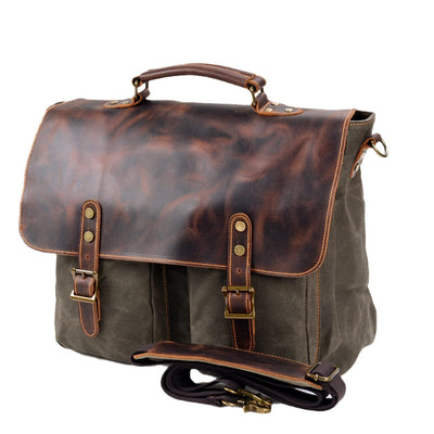 Vintage Canvas Schoudertas | ANSEN