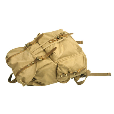 Militaire Canvas Rugzak | INTERLAKEN
