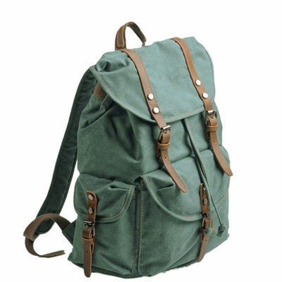 Militaire Canvas Rugzak | INTERLAKEN