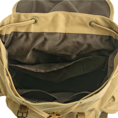 Militaire Canvas Rugzak | INTERLAKEN