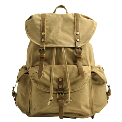 Militaire Canvas Rugzak | INTERLAKEN