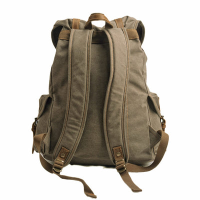 Militaire Canvas Rugzak | INTERLAKEN