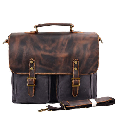 Vintage Canvas Schoudertas | ANSEN