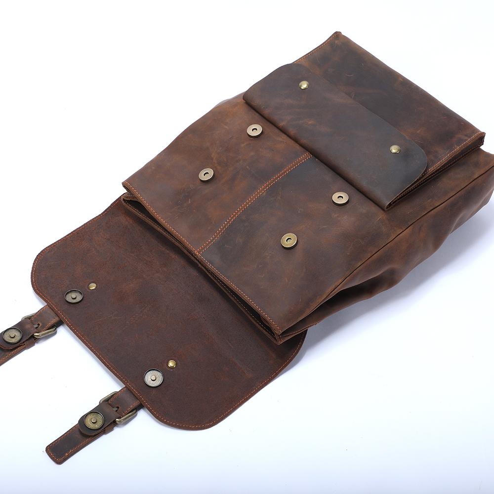 Vintage Leren Rugzak | TROSA