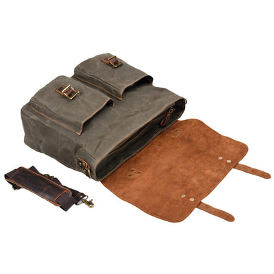 Vintage Canvas Schoudertas | ANSEN