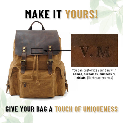 Gewaxte Canvas Rugzak | COPENHAGEN