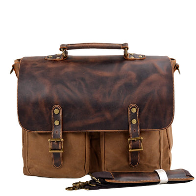 Vintage Canvas Schoudertas | ANSEN