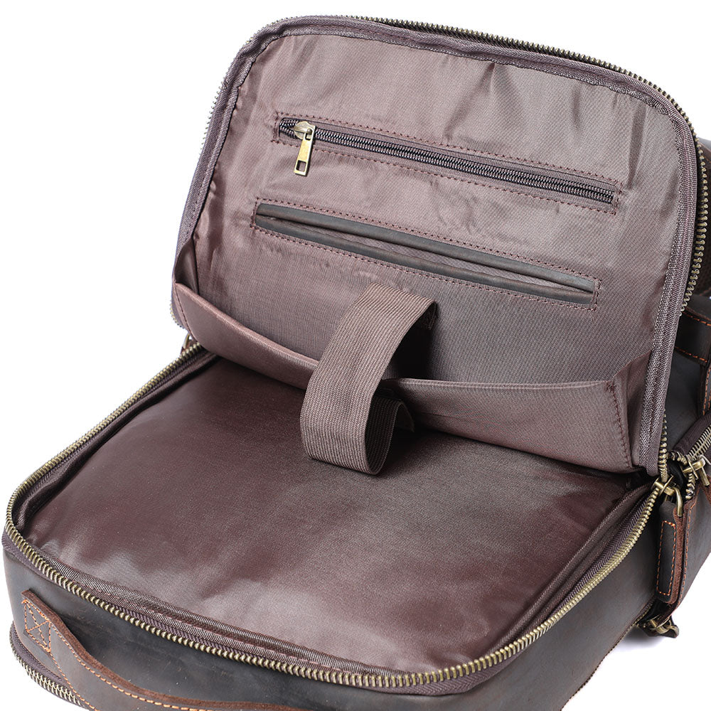 Leren Laptop Rugzak | LARVIK
