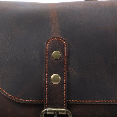 Vintage Leren Rugzak | TROSA