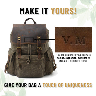 Gewaxte Canvas Rugzak | COPENHAGEN