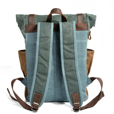 Gewaxte Canvas Roll Top Rugzak | MARSEILLE