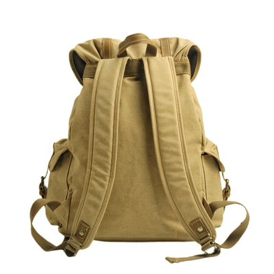 Militaire Canvas Rugzak | INTERLAKEN