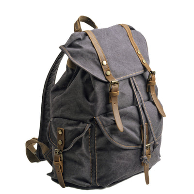 Militaire Canvas Rugzak | INTERLAKEN