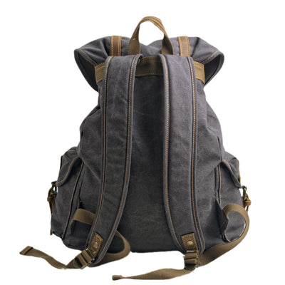 Militaire Canvas Rugzak | INTERLAKEN