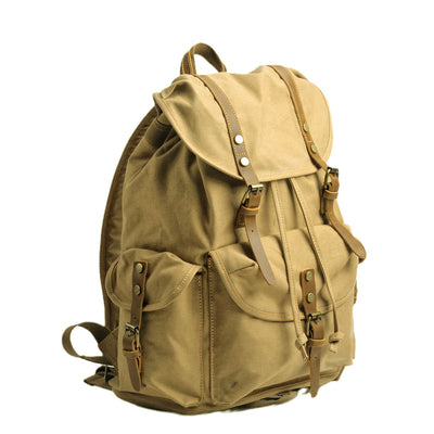 Militaire Canvas Rugzak | INTERLAKEN