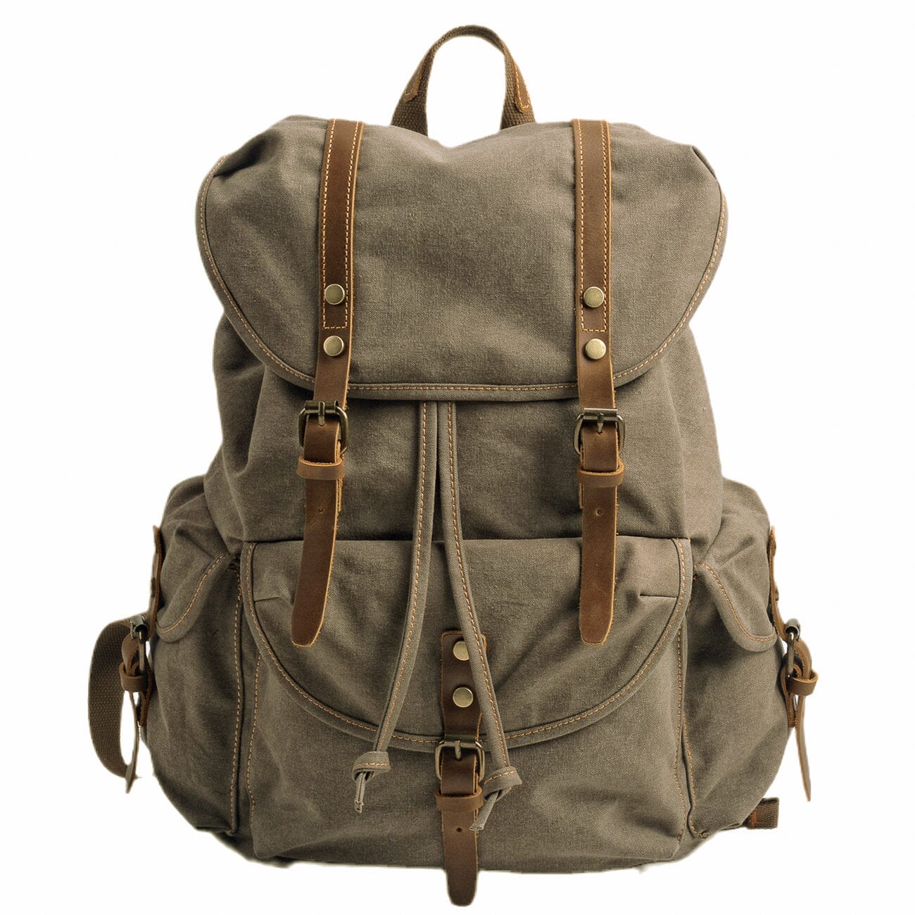 Militaire Canvas Rugzak | INTERLAKEN