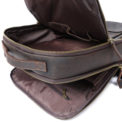 Leren Laptop Rugzak | LARVIK