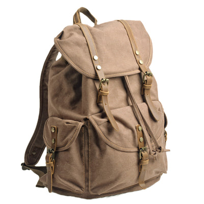 Militaire Canvas Rugzak | INTERLAKEN