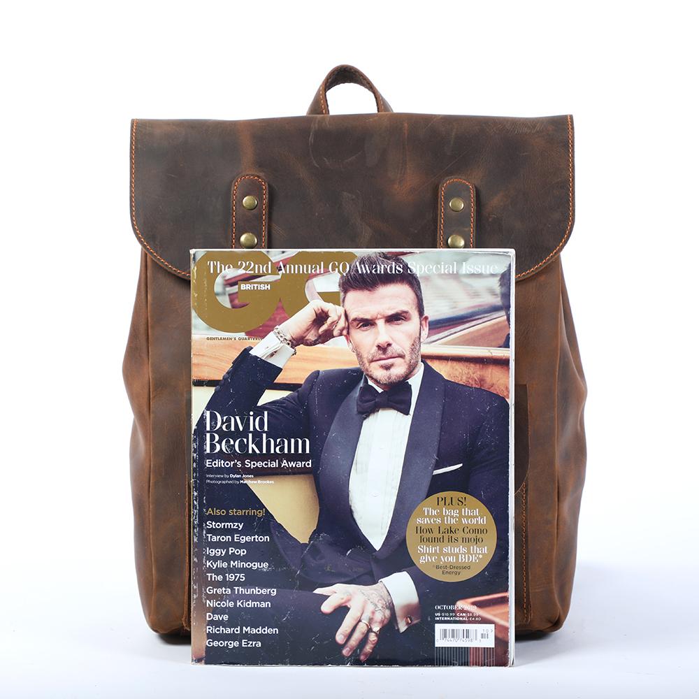 Vintage Leren Rugzak | TROSA