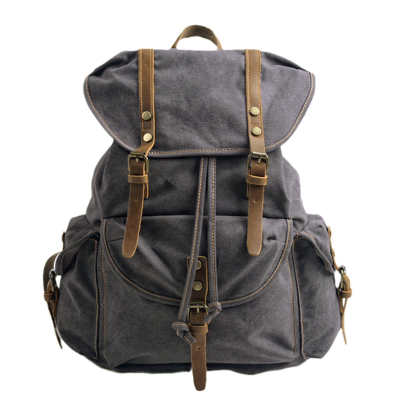 Militaire Canvas Rugzak | INTERLAKEN