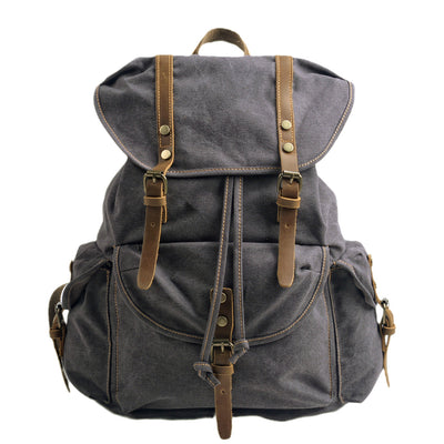 Militaire Canvas Rugzak | INTERLAKEN