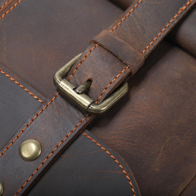 Vintage Leren Rugzak | TROSA