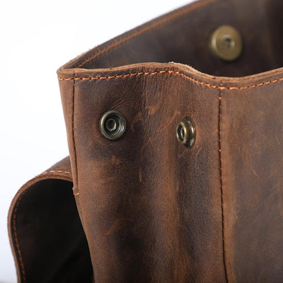 Vintage Leren Rugzak | TROSA