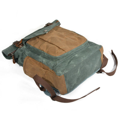 Gewaxte Canvas Roll Top Rugzak | MARSEILLE