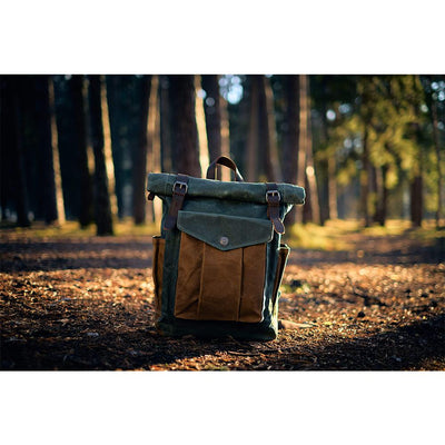 Gewaxte Canvas Roll Top Rugzak | MARSEILLE