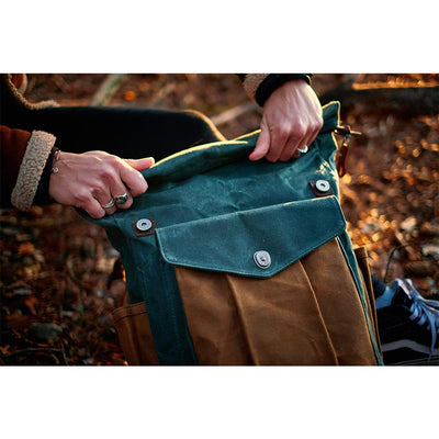 Gewaxte Canvas Roll Top Rugzak | MARSEILLE