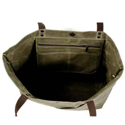 Washed Canvas Tote Bag | BOVEC